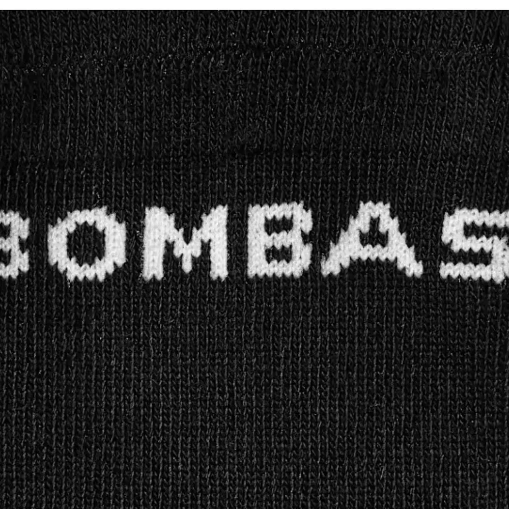 BOMBAS BUNDLE TWO PAIR OF Women's Solids Half Calf Socks, Black, NWOT, LARGE